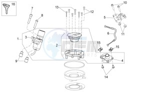 Shiver 750 PA (AA, JP, MAL, T) drawing Lock hardware kit