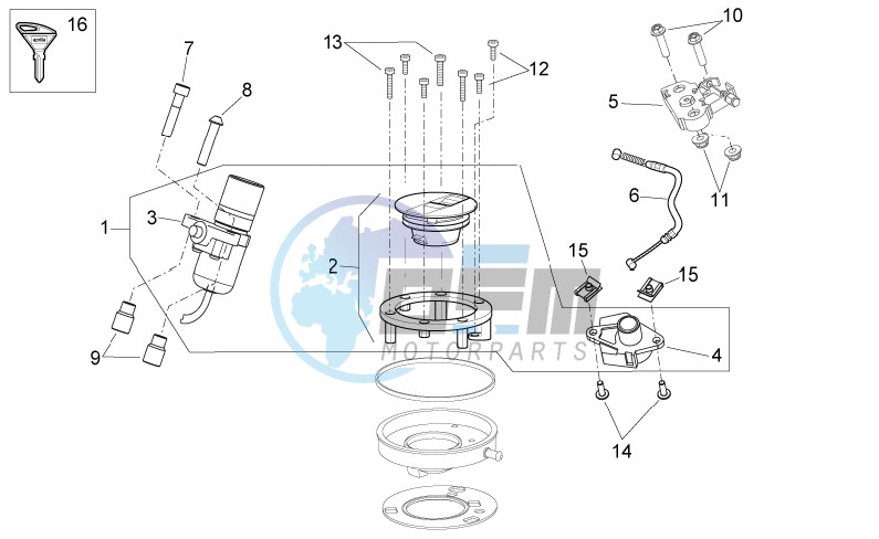 Lock hardware kit