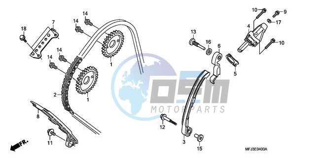 CAM CHAIN/TENSIONER