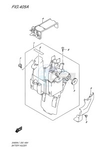 SV650 ABS EU drawing BATTERY HOLDER