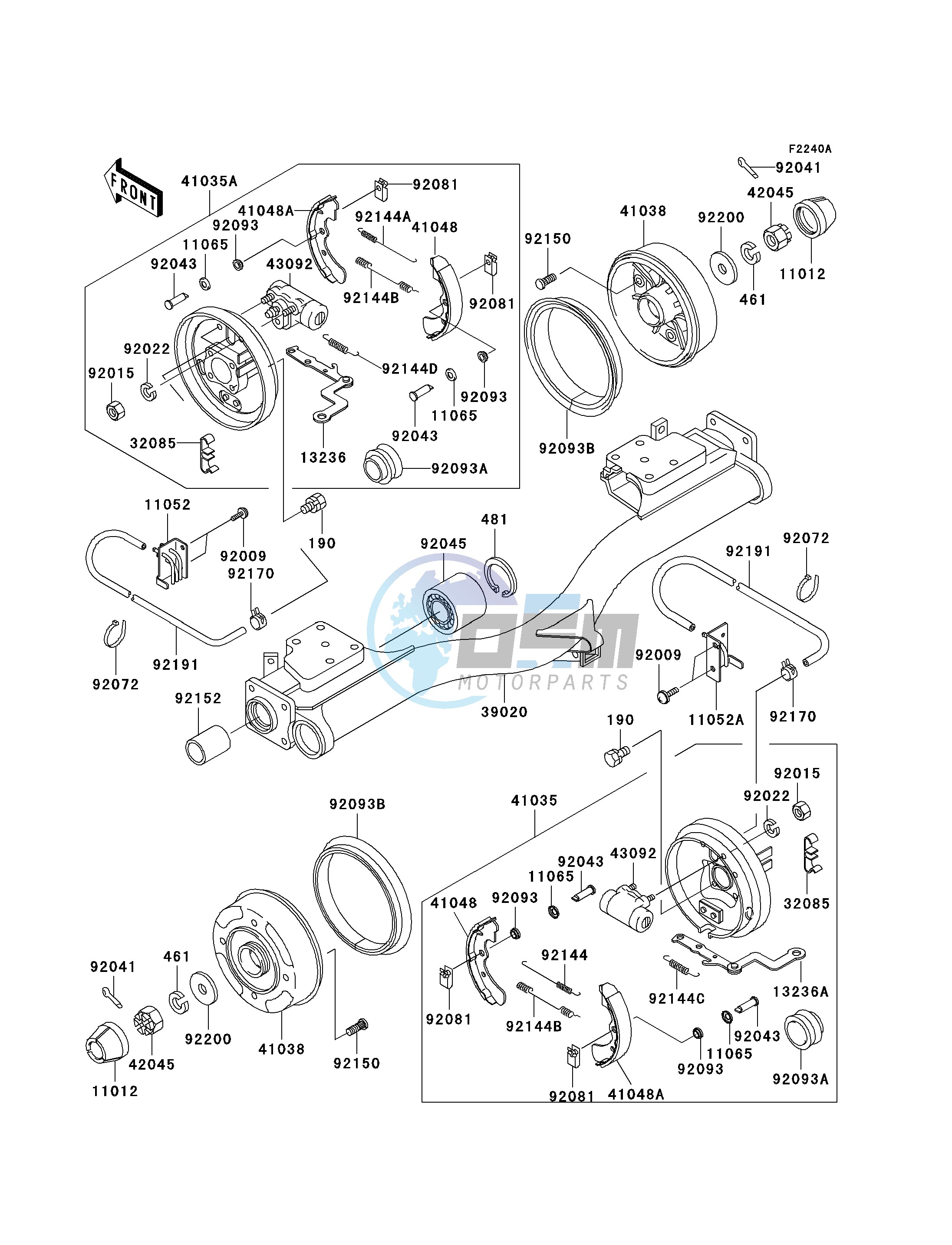 REAR HUBS_BRAKES-- KAF950-A3- -