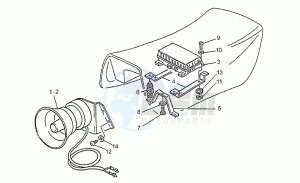 850 T5 Polizia - CC - PA - NC Polizia/CC/PA/NC drawing Siren