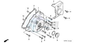 CBR125RWA Europe Direct - (ED / WH) drawing LEFT CRANKCASE COVER