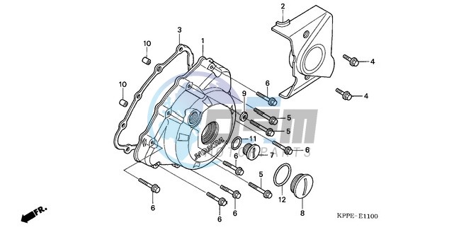 LEFT CRANKCASE COVER