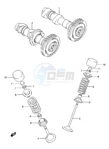 LT-A750XZ drawing CAM SHAFT/VALVE