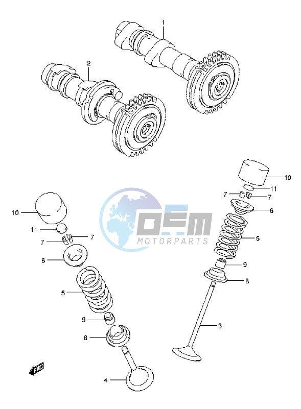 CAM SHAFT/VALVE