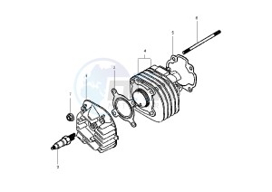 YH WHY 50 drawing CYLINDER HEAD