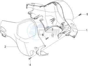 LX 125 4T drawing Handlebars coverages