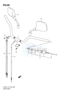 DL650 (E3) V-Strom drawing HANDLEBAR (DL650AL1 E3)