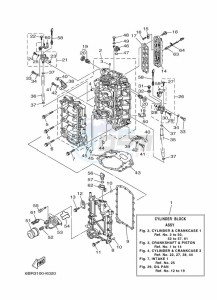 FL250BETX drawing CYLINDER--CRANKCASE-1