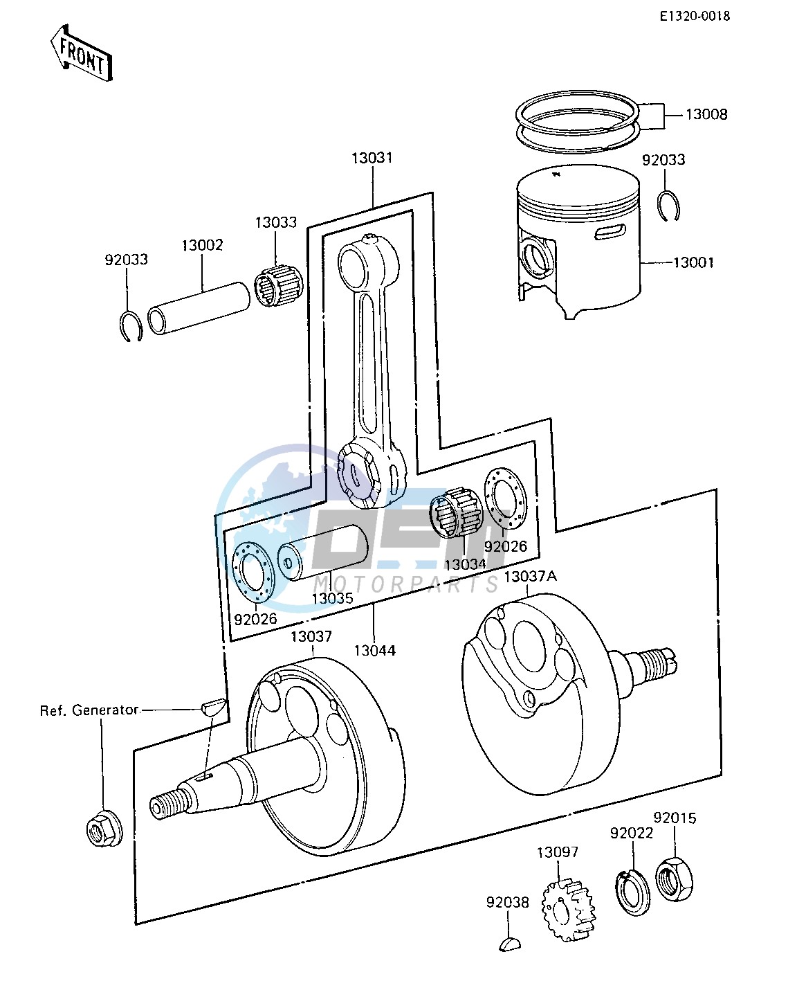 CRANKSHAFT_PISTON -- 85 KX80-E3- -