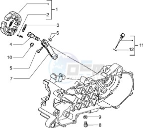 Runner 50 drawing Brake lever