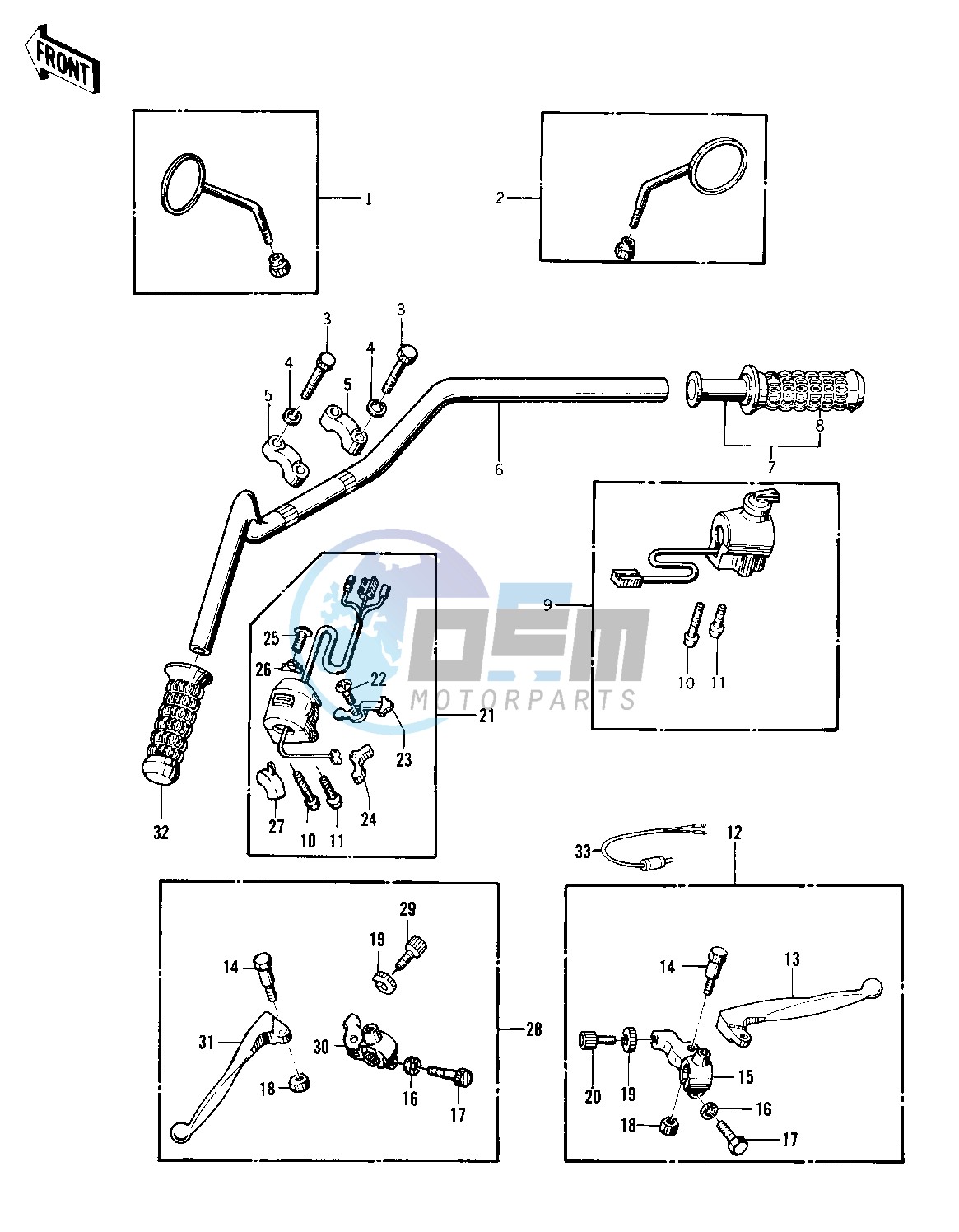 HANDLEBAR -- 75 S- -