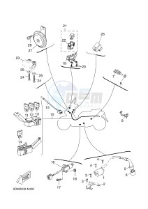 YP125RA (ABS) X-MAX 125 ABS (2DM2 2DM2) drawing ELECTRICAL 2