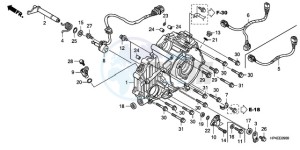 TRX420FMA Australia - (U / 4WD) drawing REAR CRANKCASE COVER