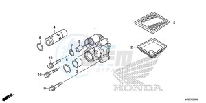 TRX420FM1G TRX420 Europe Direct - (ED) drawing OIL PUMP (TRX420FE1/FM1/FM2/TE1/TM1)