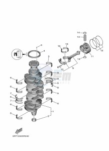 F80B drawing CRANKSHAFT--PISTON