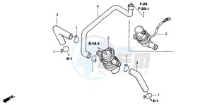 CBR1100XX SUPER BLACKBIRD drawing AIR SUCTION VALVE