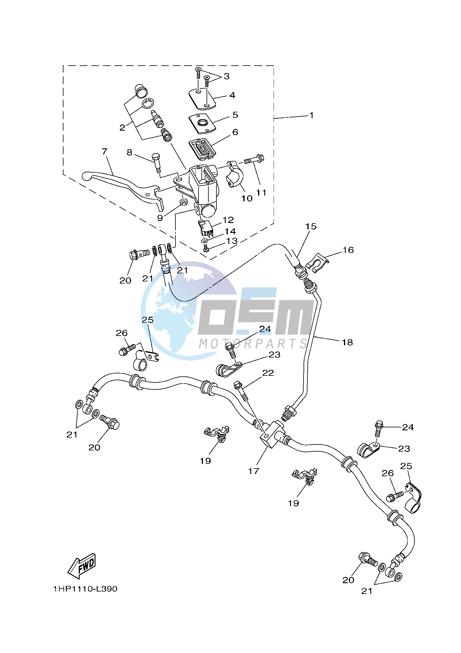 FRONT MASTER CYLINDER