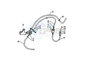 Beverly RST 125 drawing Fuel pump