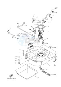 YXZ1000E YXZ10YPXG YXZ1000R EPS (2HC4) drawing FUEL TANK