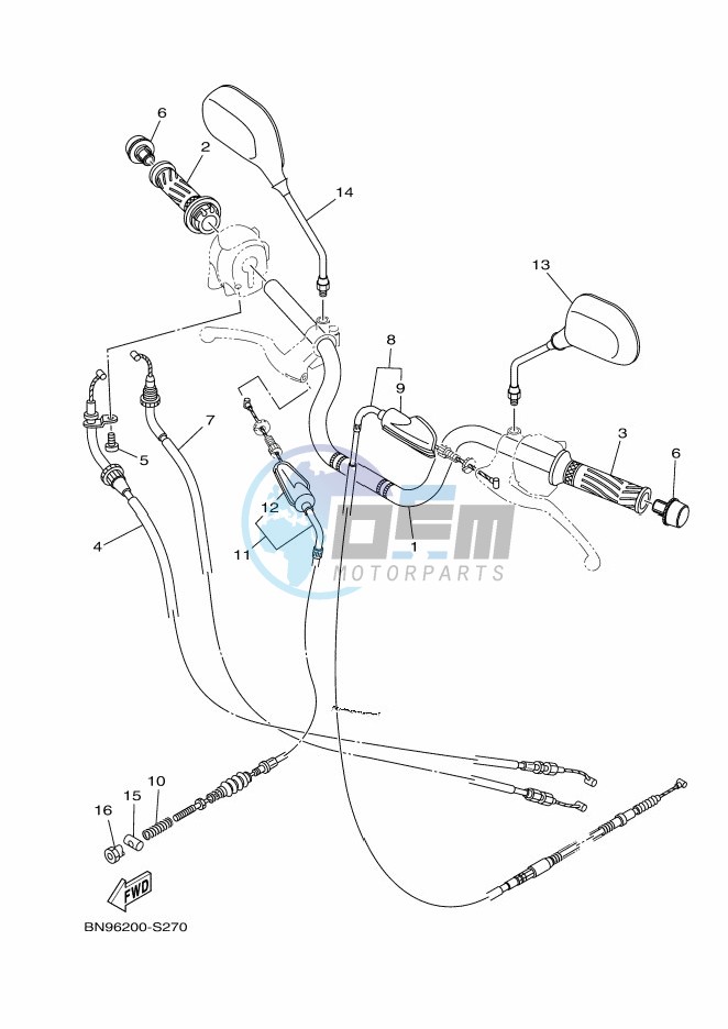 STEERING HANDLE & CABLE