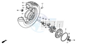 NV600C drawing REAR WHEEL