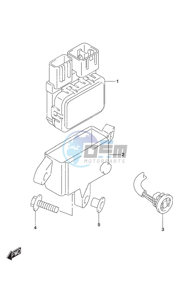 PTT Switch Remote Control w/Power Tilt