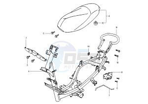 METAL–X - 50 cc drawing FRAME