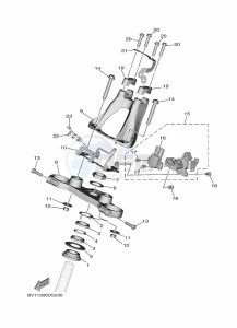 XP560E-A TMAX ABS (B3T1) drawing STEERING