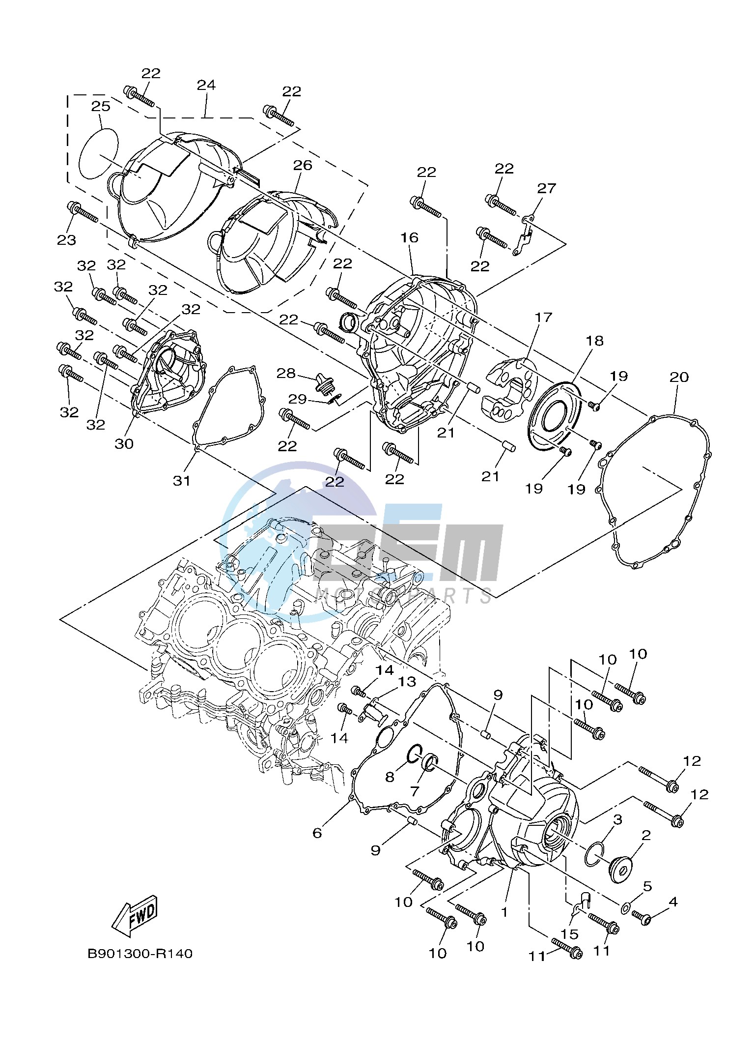 CRANKCASE COVER 1