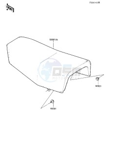 KX 250 C [KX250] (C2) [KX250] drawing SEAT -- 84 KX250-C2- -