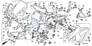 CBF1000A9 Europe Direct - (ED) drawing COWL