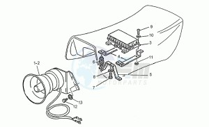 V 75 750 PA Vecchio Tipo PA Vecchio Tipo drawing Sonora two-tone sirens