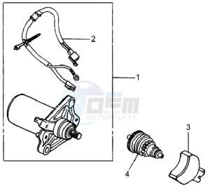 JET EURO X 50 E2 drawing STARTER