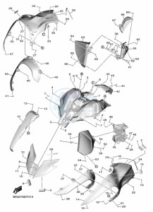 NIKEN MXT850 (BD5F) drawing COWLING 2