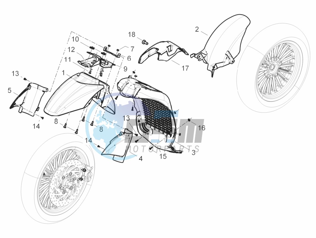 Wheel housing - Mudguard