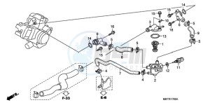 XL1000V9 Europe Direct - (ED) drawing WATER PIPE