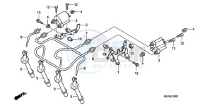 CBF600N9 UK - (E / MKH) drawing IGNITION COIL