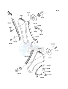 VN900_CLASSIC VN900BBFA GB XX (EU ME A(FRICA) drawing Camshaft(s)/Tensioner