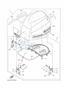 FL225BETX drawing FAIRING-UPPER