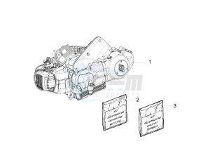 Carnaby 200 4t e3 drawing Engine assembly