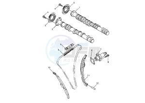 FZS FAZER 1000 drawing CAMSHAFT-CHAIN