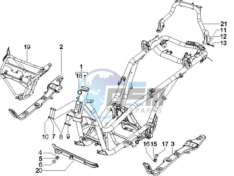 Frame bodywork