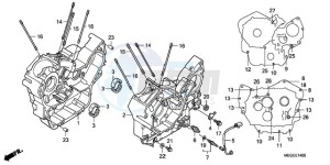 VT750C9 Australia - (U / MME) drawing CRANKCASE