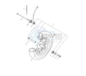 YN F NEO'S 4 50 drawing FRONT WHEEL