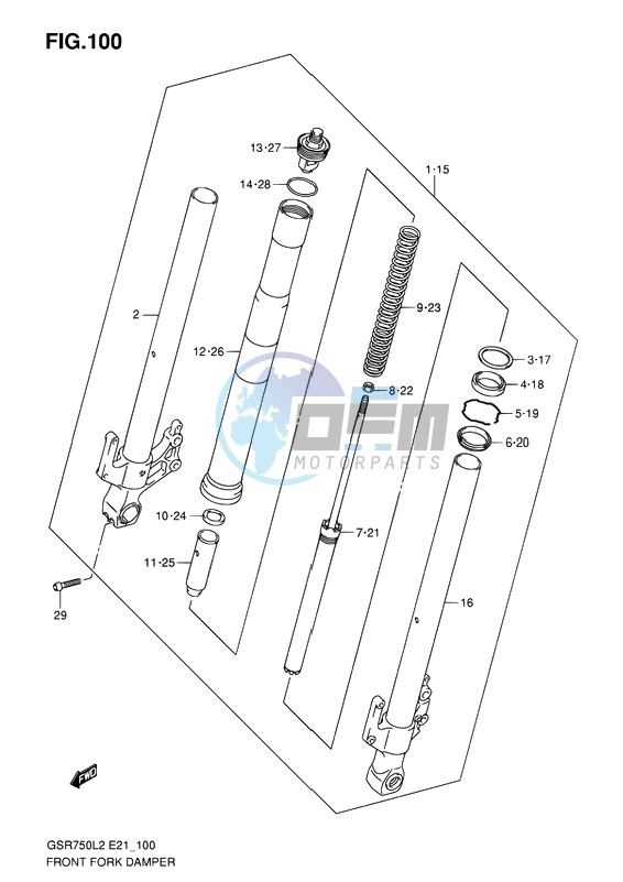 FRONT FORK DAMPER