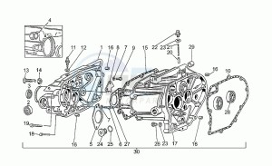 V 75 750 PA Nuovo Tipo PA Nuovo Tipo drawing Transmission cage