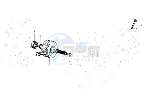 GRANTURISMO 125-200 drawing Crankshaft