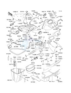 JT 900 B [900 STS] (B3-B4) [900 STS] drawing HULL FITTINGS